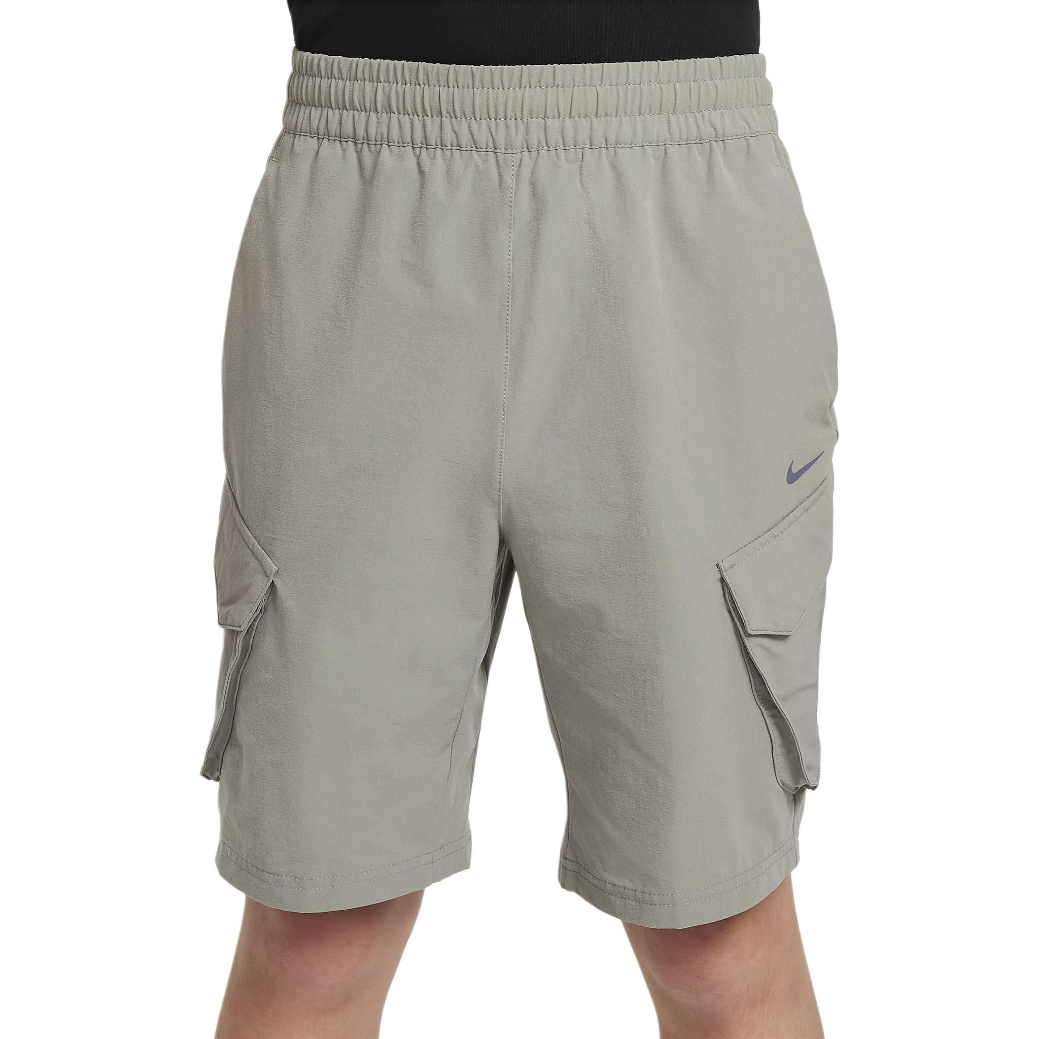 

Nike Sportswear City Utility Lightweight Sweat-Wicking Quick-Dry Cargo Shorts Kids Shorts Dark-Grey Black FZ4903053 S