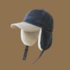 Autumn Winter Fleece Lamb Wool Baseball Cap for Women, Outdoor Warm Fleece Hat, Windproof Earflap Thermal Baseball Cap Unisex
