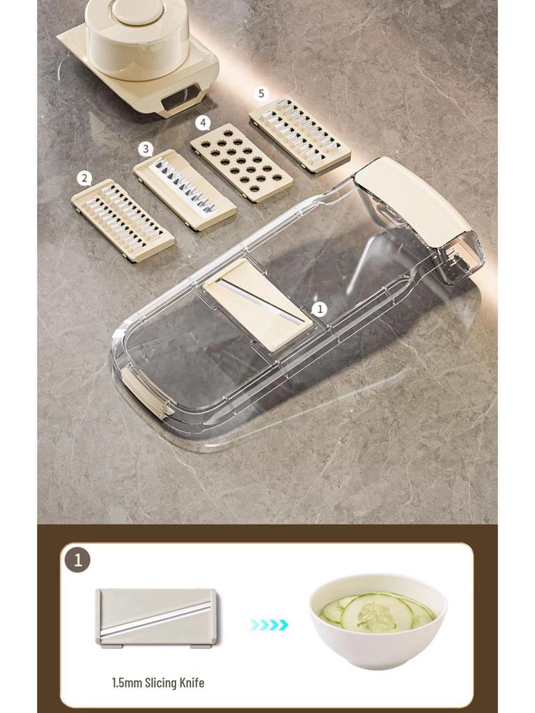 Enhanced Multi-Functional Veggie Cutter & Grater