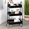 Trolley On Wheels for Kitchen, Bathroom, Cabinet, Storage Baskets