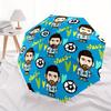 1pc Messi, Soccer Automatic Umbrella 8-Bone Design Compact Gear for Outdoor Travel, Perfect Gift for Friends or Family Yy280828169