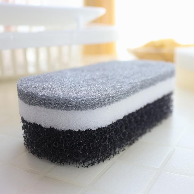 

Triple Sponge Scrubber white