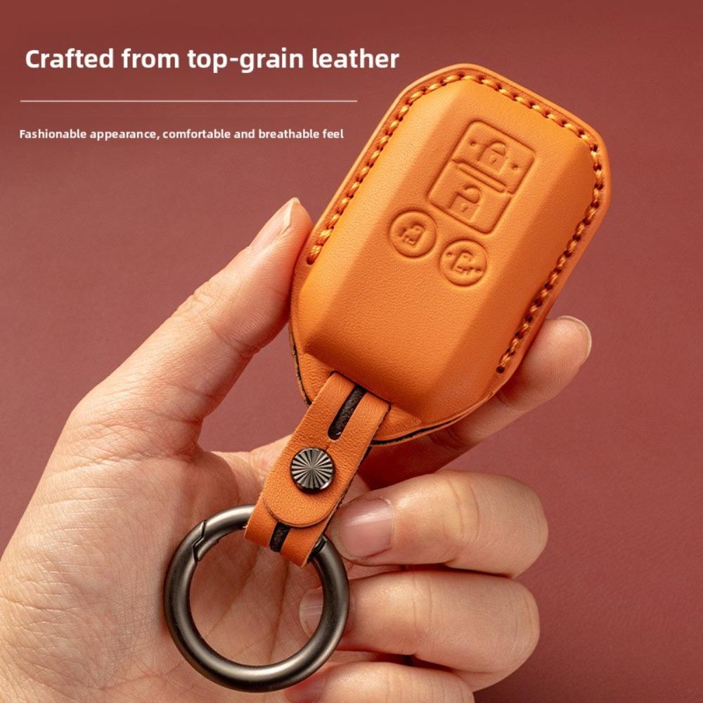 Genuine Leather Key Cover for SUZUKI XL7 Solio Hustler Ertiga Premium Cowhide Key Case