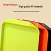Polygonal Plastic Fast Food Tray