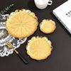 Multi-purpose 10/15/20cm Fruit Plate European Style Golden Dishes Tray Retro Display Tray Home Decor