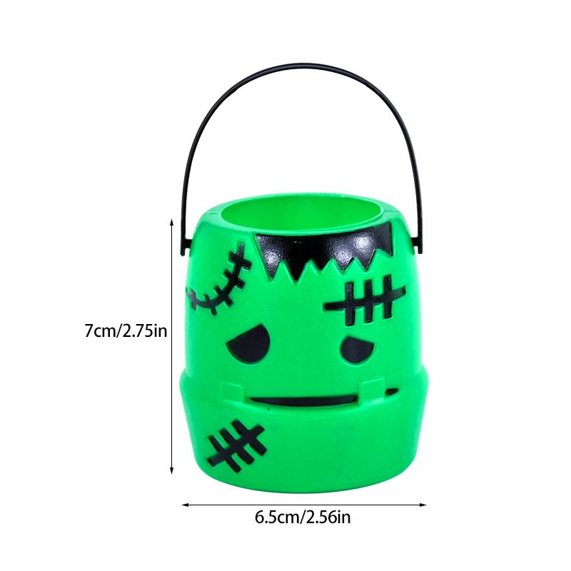 1-6Pcs Halloween Party Candy Bucket Pumpkin Gift Box Container Trick or Treat Cookie Snack Holder Decoration Props Kids Favors