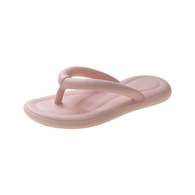 

Summer Candy Colors Flip Flops Beach 2025 New Soft Bottom Flat Slippers Women Outdoor Comfy Non Slip Flat Slide Sandals 40-41