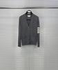 Unisex V-Neck Wool Cardigan - Autumn/Winter, Casual & Comfortable, 5-Button Design