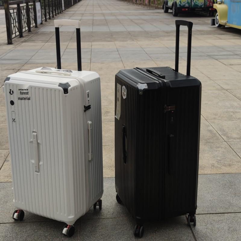 Extra Large Capacity Five-Wheel Antibacterial Suitcase with Brake Wheel and Password Lock