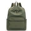 Schoolbag Backpack Literary and Casual Women's Travel Backpack Large Capacity Solid Color Versatile College Student Schoolbag Mommy Bag