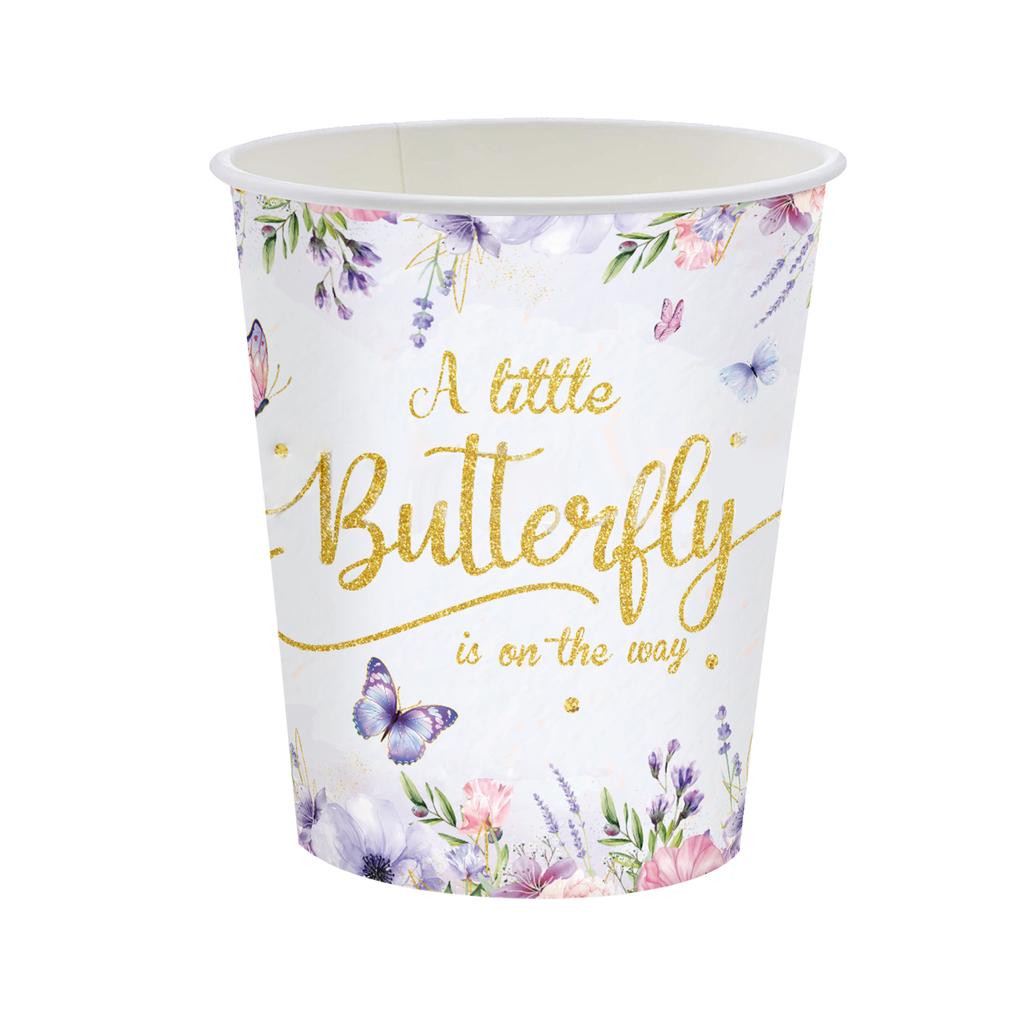 Butterflies Birthday Party Tableware Set Butterflies Birthday Party Supplies Butterflies Paper Plates Set Supplies