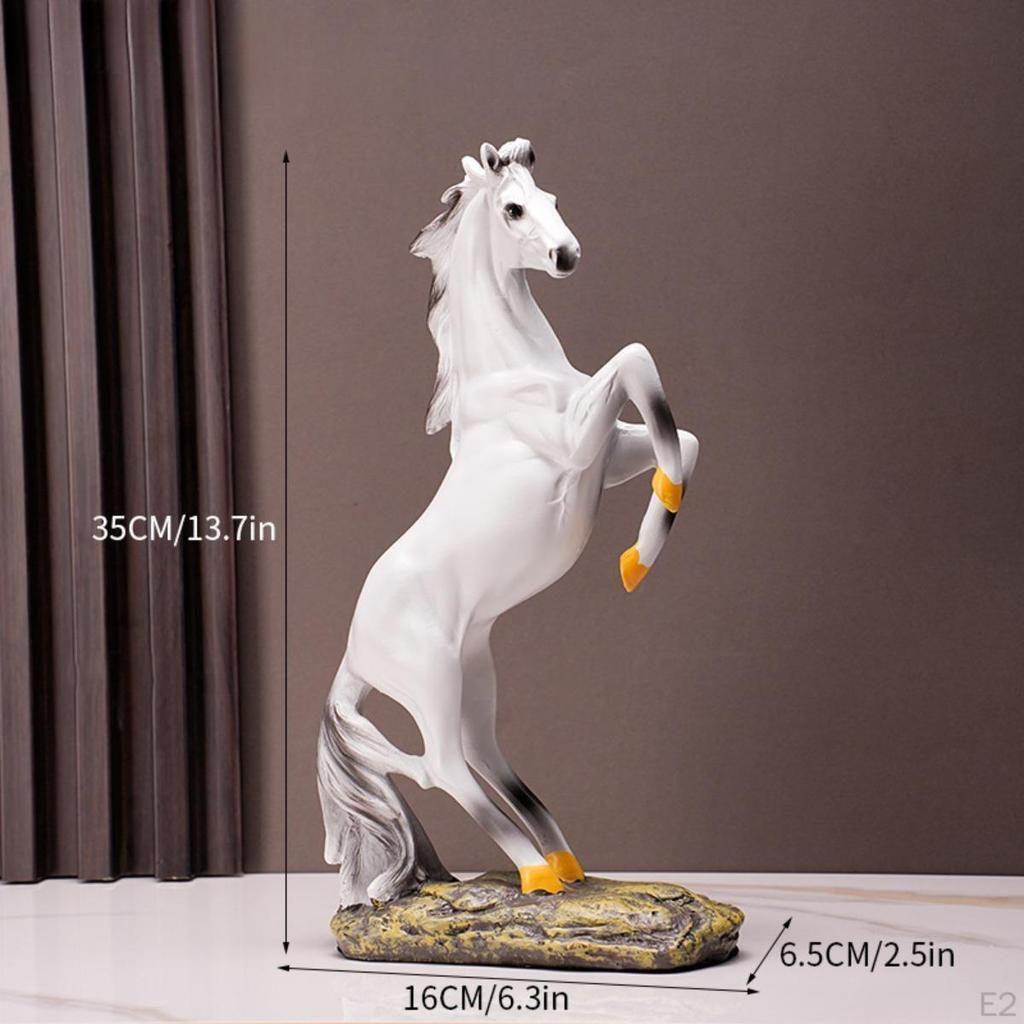 Resin Horse Statue, Figurine ,Miniature Figurine, Creative Art Sculpture Piece Horses