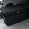 Large Capacity Car Trunk Storage Box Leather Organizer Auto Interior Stowing Tidying Accessorie For Mercedes Benz AMG Badge Logo