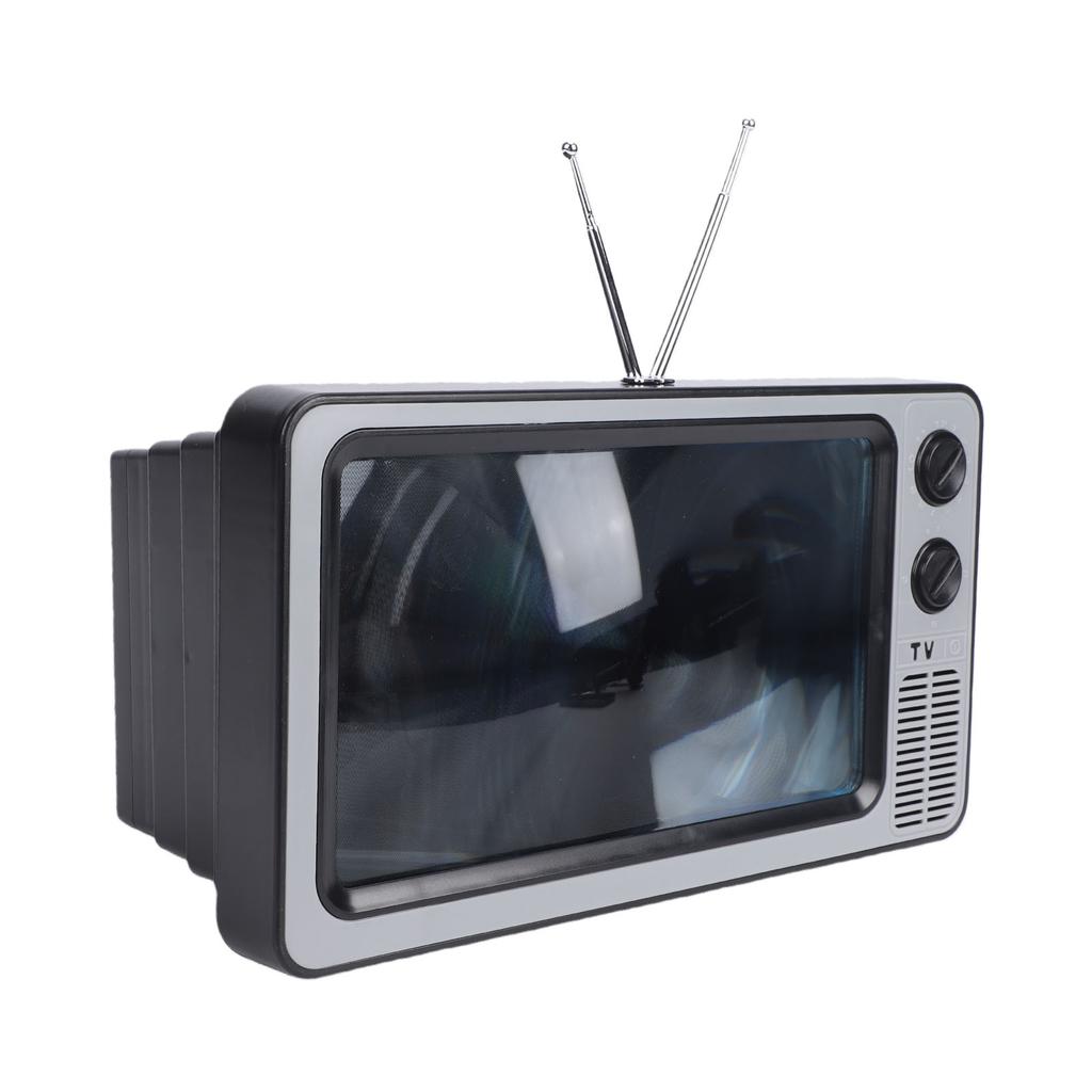 Retro TV Cell Phone Screen Magnifier HD 3D Portable Foldable Mobile Phone Magnifier for Movies Videos Games All