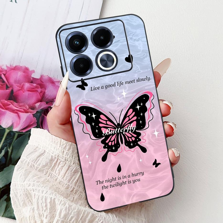 For Infinix Note 40 5G Case X6852 New Luxury Painted Cover Soft Silicone Phone Case For Infinix Note 40 Pro Plus Note40 4G Shell