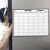 A3 Fridge Calendar Sheet Magnetic Sticker Message Board Menu Dry Erase Monthly Planner For Refrigerator Whiteboard