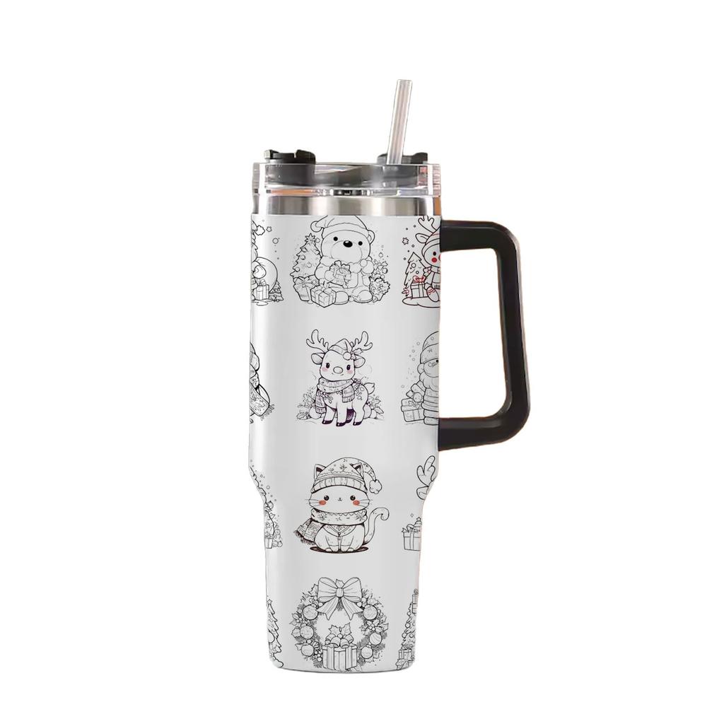 2026 Christmas and Halloween Ice Cup Gift with High Appearance Level 40oz Ice Cup A Bestseller That Keeps You Warm and Cold