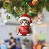 With 24 Cat Pendants Cat Advent Calendar Acrylic 24 Days Christmas Countdown Calendar