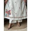Abito Pakistano Kurti con Pantalone per Feste Set Abito Tunica Top da Donna Indiano