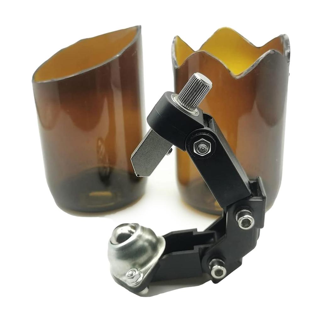 Arcs Glasflaschen-Schneidewerkzeug, tragbares Schnellglas-Schneideset, quadratisches und rundes Flaschen-Schneidemaschinen-Zubehör