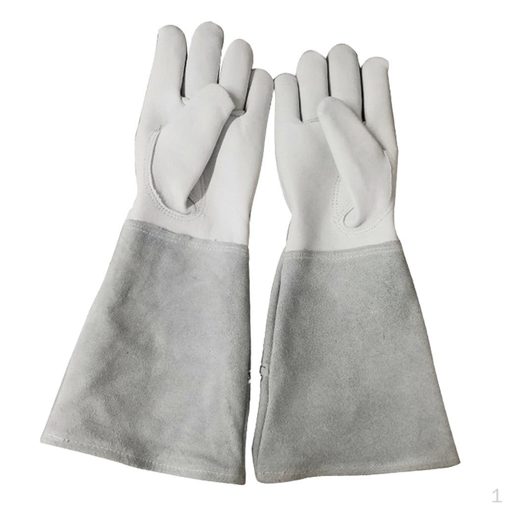 Beekeeping Gloves Cowhide Heavy Working Gardening