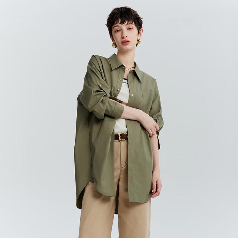 MONOVICH Women s Stylish Irregular Long Sleeve Shirt XL