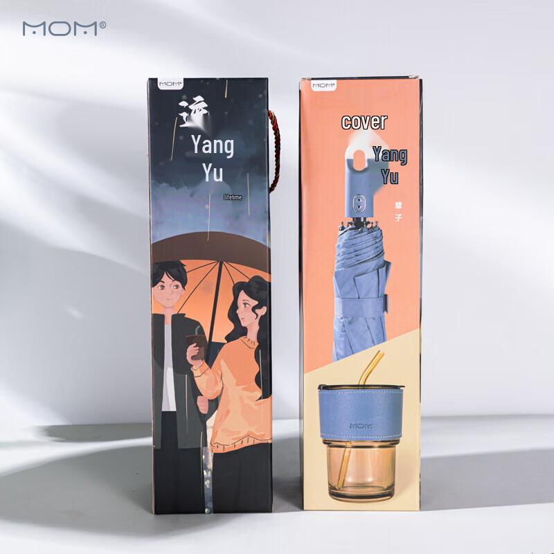 Shanzhongshan Glass Cup & Umbrella Gift Set
