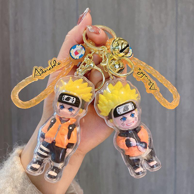 New NARUTO Naruto Animation Creative Student School Bag Key Pendant Car Key Chain