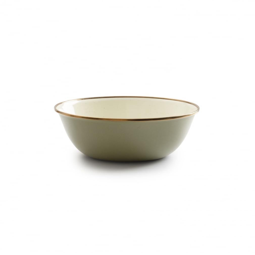 Barebones Enamel Two-Tone Bowls, Set of 2