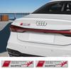 1/2pc 3D Aluminum Car Sticker For S1 Sport Germeny QUATTRO Badge Auto Body Tail Trunk Decoration Decal Modification Accessorie