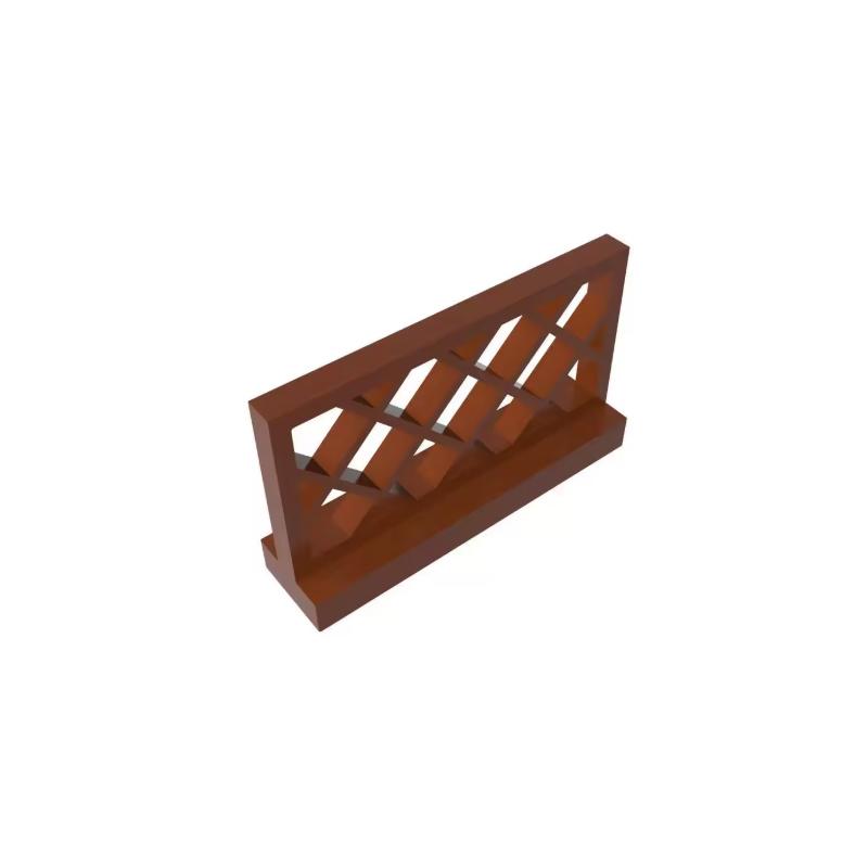 

55 ШТ. Будівельні блоки, сумісні з MOC, 3185 штук, деталі паркану 1x4x2, творча конструкторська іграшка для дітей своїми руками 55pcs коричневий