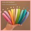 2024 Korean Green Headband & Hairpin for Girls - Trendy Douyin Style High-Value Headdress for Kids