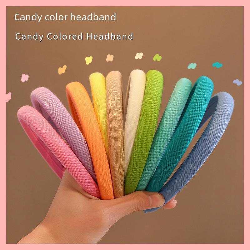 2024 Korean Green Headband & Hairpin for Girls - Trendy Douyin Style High-Value Headdress for Kids