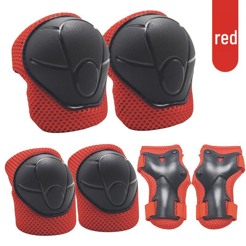 7-teiliges Rollschuh-Schutzausrüstungsset für Kinder: Helm, Knie- und Handgelenksschützer