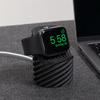 Suport de încărcare printat 3D pentru Apple Watch, Suport Dock de încărcare pentru ceas Spiral Wave pentru Dormitor, Birou, Decor Birou