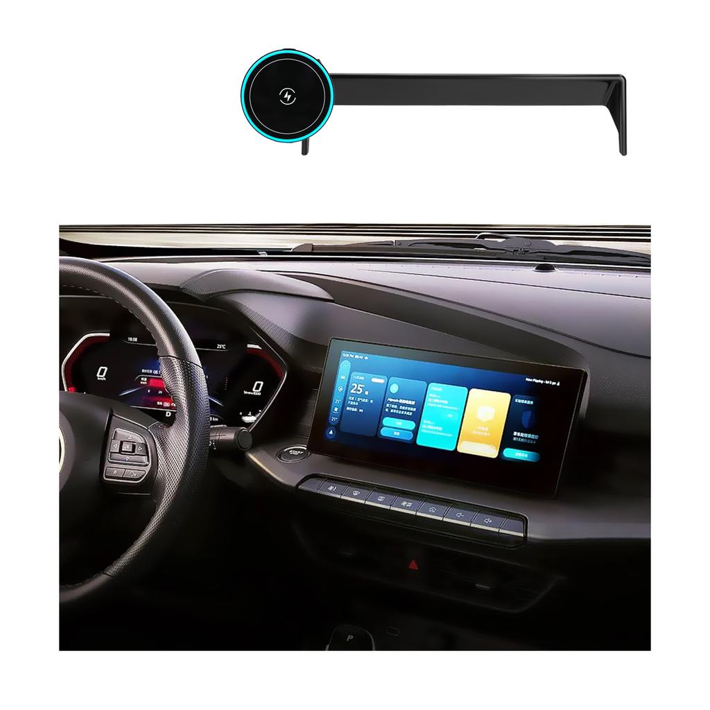 For MG 5 MG5 GT 2022 2023 2024 Car Phone Holder Screen Fixed Clip Wireless Charger Custom-fit Phone Screen Base Accessories