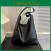 Stylish Pu Tote Bag For Women In Black And Brown Perfect For Casual Commuting