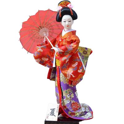 Japonés Japonés Regalo para Kimono Japonés Muñeca Geisha Decoración Oriental Muñeca, Souvenir, Extranjeros, Muñeca, Modelo, Muñeca, (re)