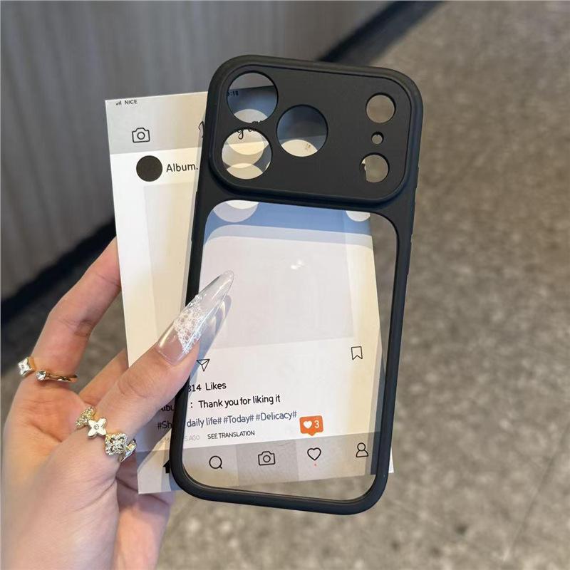 High Value Two-color Second Change 17 Suitable for Apple 16 Pro Large Window Mobile Phone Case 15/13/14 Soft 12 Protective Case