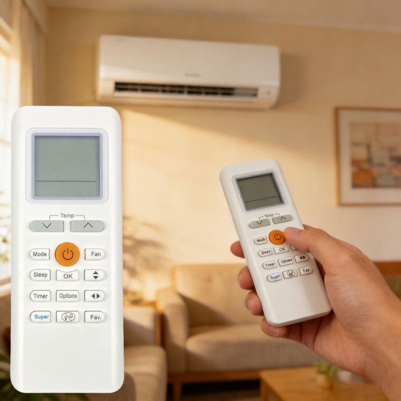 Pilot do klimatyzatora do modeli RG70A BGEF Do precyzyjnej kontroli temperatury