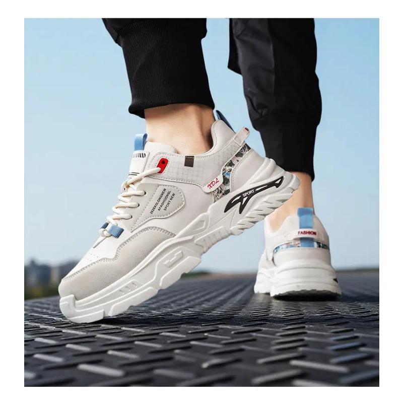 Herren Trendy Klobige Sneaker Lässige Atmungsaktive Rutschfeste Plateau-Schuhe
