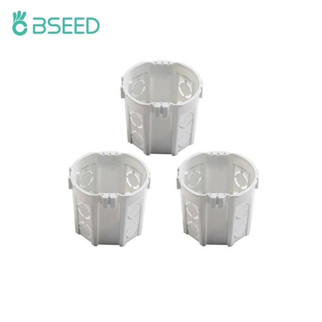 

BSEED Glass Socket Frames 1/2/3Gang Mechanical Button Switches French Socket TV ST RJ45 CAT5 Type-c USB Sockets DIY Insert Parts DIY Parts