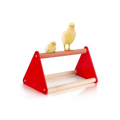 Marco de Soporte de Estación de Madera Maciza para Pollo y Pájaros