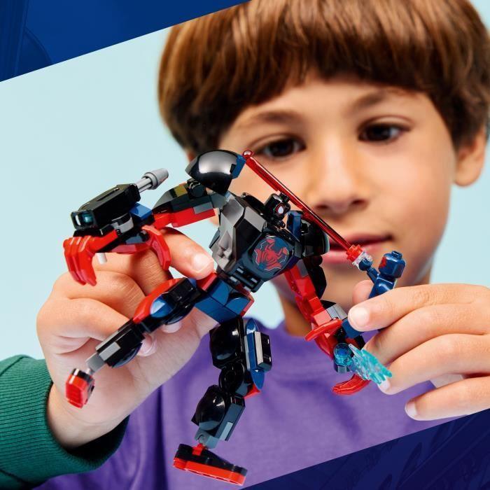LEGO Marvel 76337 Le Robot de Miles Morales contre Spider-Man 2099 - Jouet dès 6 ans