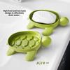 2025 New Turtle Shaped Soap Dish for Home Bathroom, Creative and High End with Drainage Function