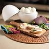 White PP Steamer 13.5 x 14 x 15.5 cm Microwave Safe 1 Piece Package Contents Steamer
