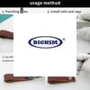 10 Sätze Nieten Befestigungs Kupfernieten Für Leder Mit Graten Unterlegscheiben Für DIY Nieten Befestigungs DIY Vintage Lederwaren
