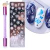 Good Quality Nail Nails Ornaments Print Template Exquisite Pattern Lightweight Detachable