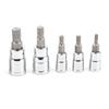 10Pcs 12 Point Triple   Splined Bit Socket Set M4-  1Celsius4 3Celsius8 1Celsius2 Drive Repair Tool Kit for Automobile Maintenance