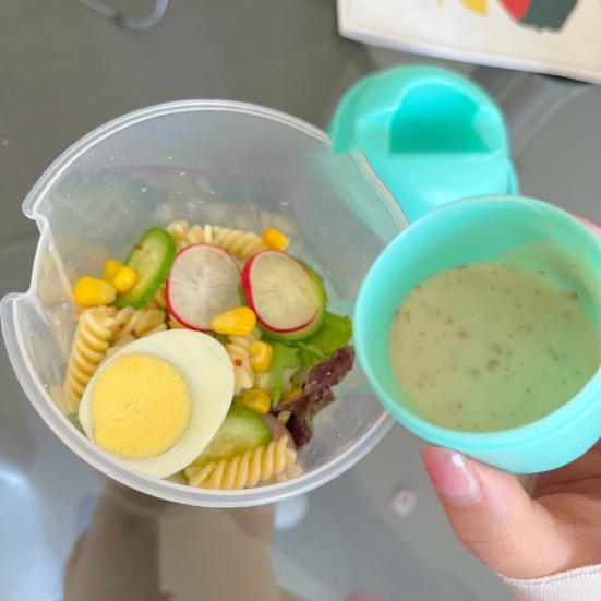 1000ml Salad Cup with k Large Capacity Portable Low-fat Diet Meal Fruit And Vegetable Snack Cup Outdoor